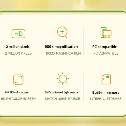 Tragbares Handmikroskop für Kinder