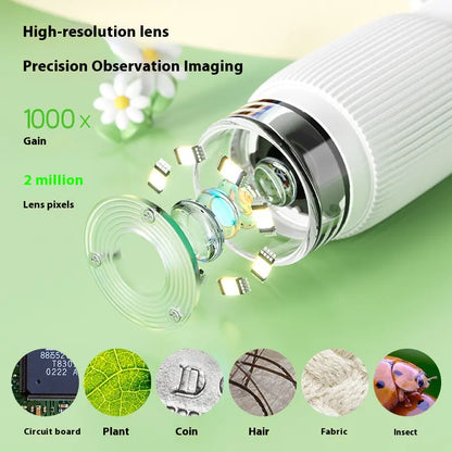 Tragbares Handmikroskop für Kinder