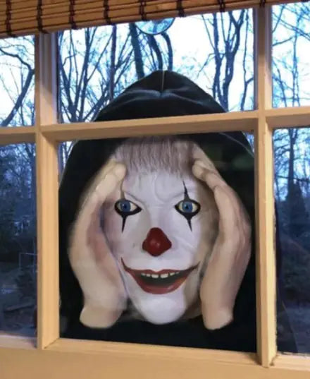 Gruselige Halloween Fensterfigur