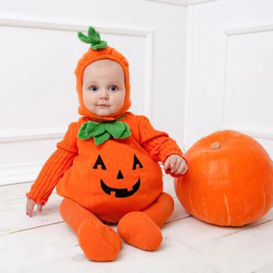 Pumpkin Baby Halloween Jumpsuit